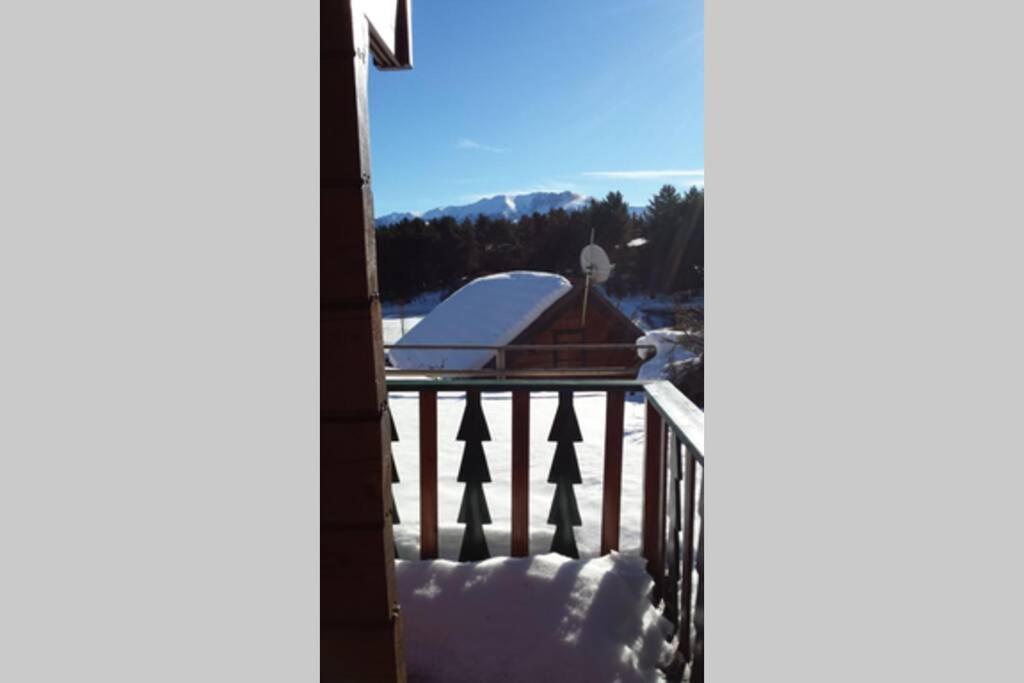 Maison De Bois Finlandaise Au Pied Des Pistes Bolquère Zewnętrze zdjęcie